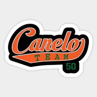 Team Canelo Sticker